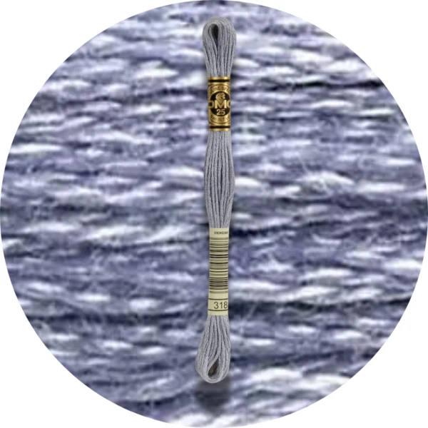 DMC Mouliné Spécial 25 Broderigarn, Ensfarvet, Neutrale nuancer